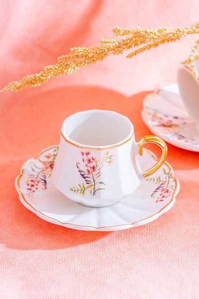 ACAR Isolde Coffee Cup Set for 6 People - 90 ml