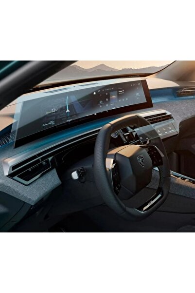 Mobilite واقي شاشة نانو 9H متوافق مع نظام i-Cockpit وi-Toggles لسيارة بيجو 3008 الهجينة القابلة للشحن موديل 2025