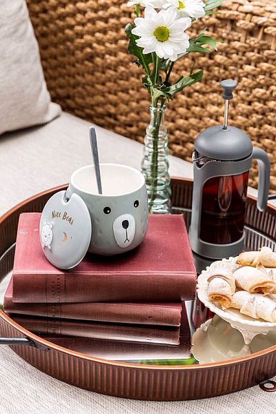 Arma House Cute Gray Bear Mug Cup