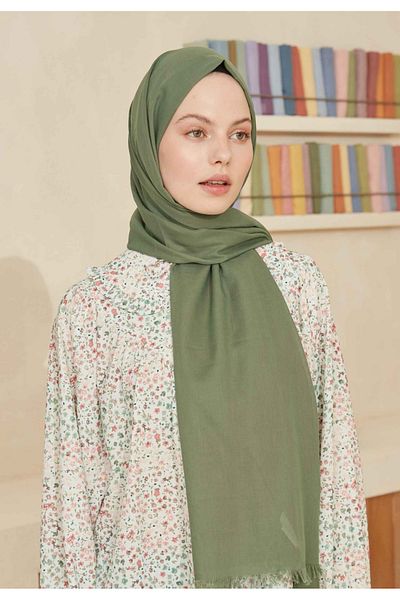 Fresh Thin Cotton Voile Shawl Mint