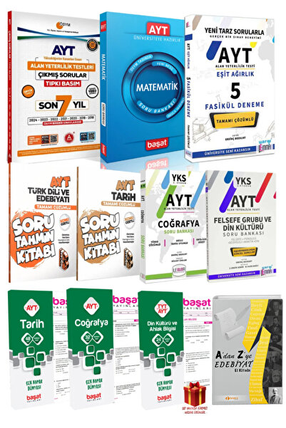 A Yayınları A Yayınları AYT Çıkmış Sorular Son 7 Yıl+Matematik SB+AYT Deneme+...
