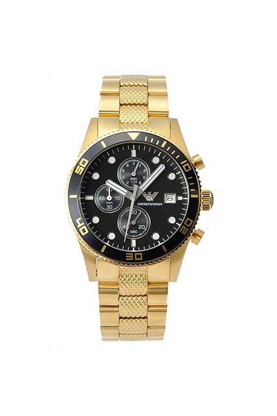 Emporio Armani Men Stainless Steel Quartz Watch