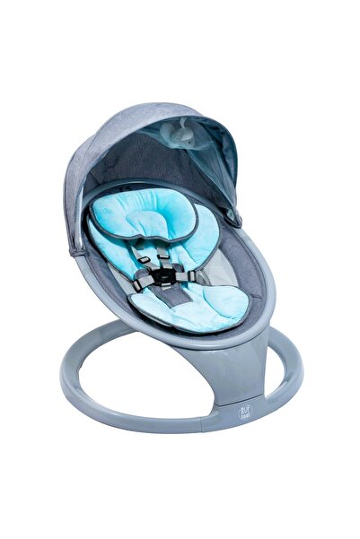 BUF BOOF Leagan Electric Inteligent Portabil W5 BUF BOOF, Bluetooth, Telecomanda, EasyTouch, albastru