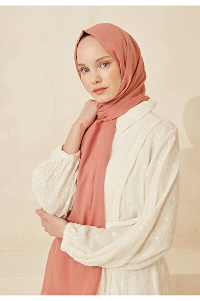 Fresh Thin Cotton Shawl - Soft Coral