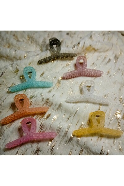 Lissa Aksesuar مشبك مزلاج أسود مع تفاصيل حلقة بمظهر أنيق