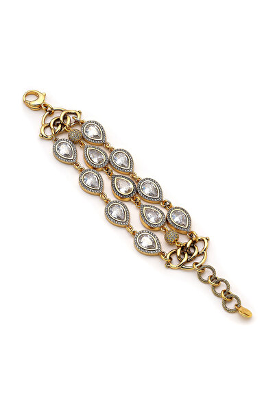 Mon Reve Triple Charm Zirkon Bilezik