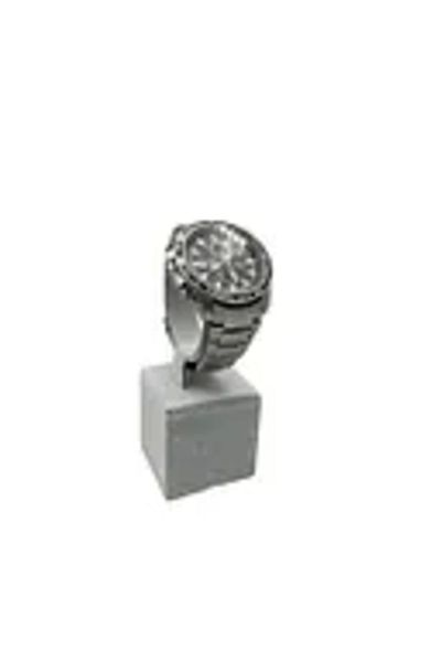 MeGass Dekor Domestic Production Suede Fabric Gray Color 13 cm Clamp Watch Display Stand