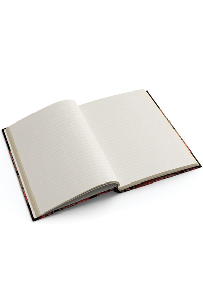 sketch Striped Notebook with Child Holding a Balloon Design – 13X21Cm Hard Cover 192 Pages