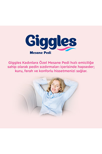 giggles Kadın Mesane Pedi Medium(Normal) 120 Adet