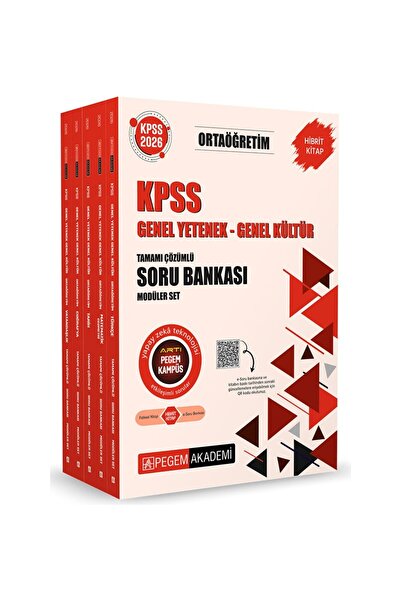 Anka Yayınları Pegem Akademi Yayıncılık 2026 KPSS Genel Yetenek Genel Kültür ...