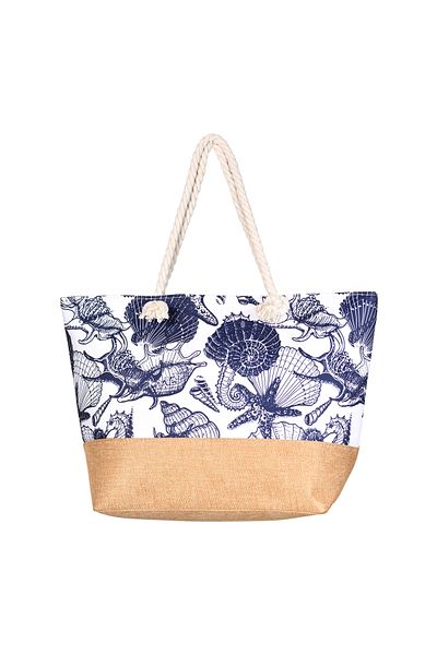 MORANO Waterproof Beach and Shopping Bags, Large Zipper Tote Bag, Shoulder Bags