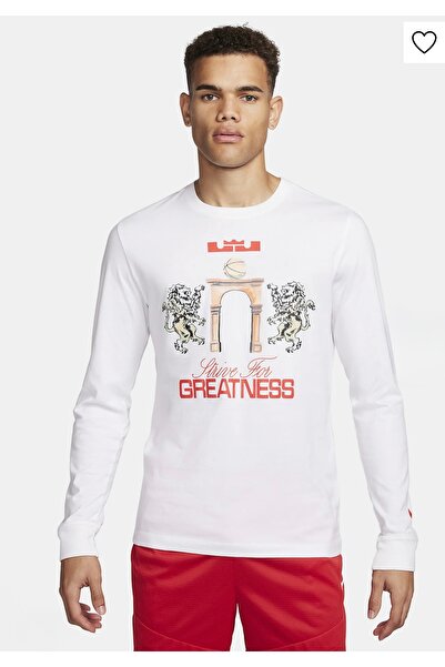 Nike LeBron Signature «від художника Джейкоба Рочестера» Довгорукава біла чоловіча футболка