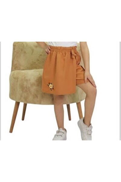 İncilay Kids 199-04-25 Girl Shorts Skirt Suit 3-7 Years