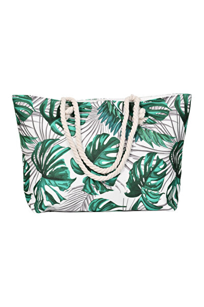 MORANO Waterproof Beach and Shopping Bags, Large Zipper Tote Bag, Shoulder Bags