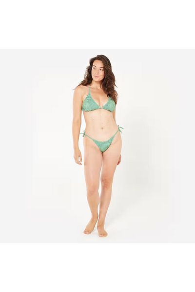 Decathlon Women's Drawstring Bikini Bottom - Striped - Sofy