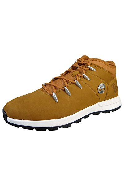 Timberland Herren Mid Sneaker Winterschuhe Sprint Trekker Mid Gefüttert Tb0a69fm643 Braun Rust Leder Mit Auße