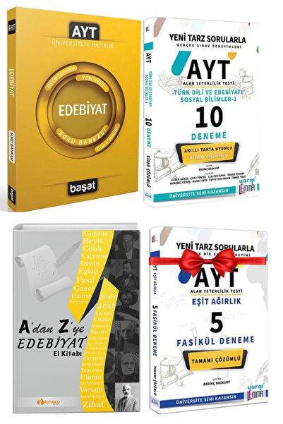 Başat Yayınları Başat Ayt Edebiyat Soru Bankası Lemma Ayt 10d Edebiyat El Kit...