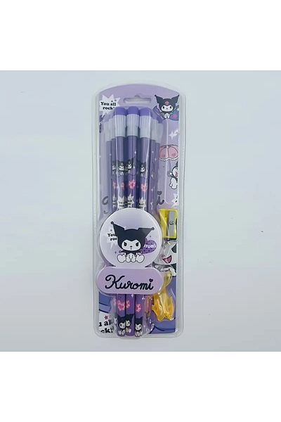BALCI HEDİYELİK 12 قطعة من أقلام الرصاص Sanrio 2B، تصميمات Kuromi My Melody Cinnamoroll اللطيفة 1.0-1.9 مم تتضمن مبراة