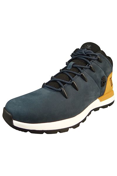 Timberland Herren Halbschuhe Halbschuhe Sprint Trekker Mid TB0A5W3Z019 Blau Navy Leder/Synthetik mit Außensohle
