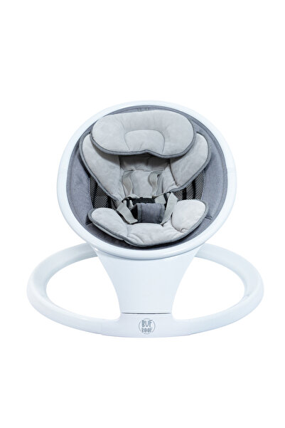 BUF BOOF Φορητή Έξυπνη Ηλεκτρική Κούνια W5 BUF BOOF, Bluetooth, Τηλεχειριστήριο, EasyTouch, γκρι