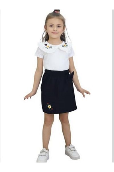 İncilay Kids 199-04-25 شورت بناتي تنورة̇ Takit 3-7 سنوات
