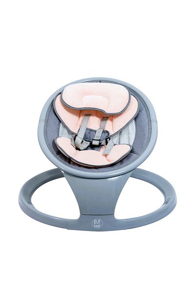 BUF BOOF Leagan Electric Inteligent Portabil W5 BUF BOOF, Bluetooth, Telecomanda, EasyTouch, roz