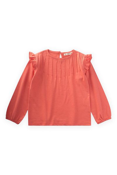 Cigit Tricou cu nervuri 3-10 ani Coral
