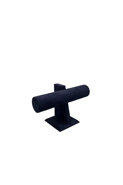 MeGass Dekor Domestic Production Geranium Fabric Navy Blue Color Clock - Bracelet Display Stand
