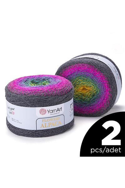 Yarnart Flowers Alpaca Knitting Yarn - 423 - 2 Pcs