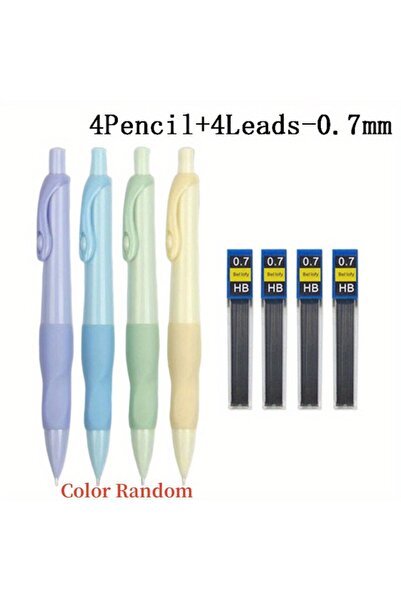 Choice مجموعة أقلام رصاص ميكانيكية مريحة المقبض 0.7 مم، رؤوس 0.5/0.7/0.9/2.0 ...