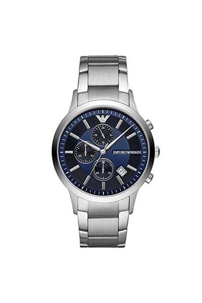 Emporio Armani ساعة كوارتز رجالية من الفولاذ المقاوم للصدأ