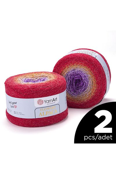 Yarnart Flowers Alpaca Knitting Yarn - 419 - 2 Pcs