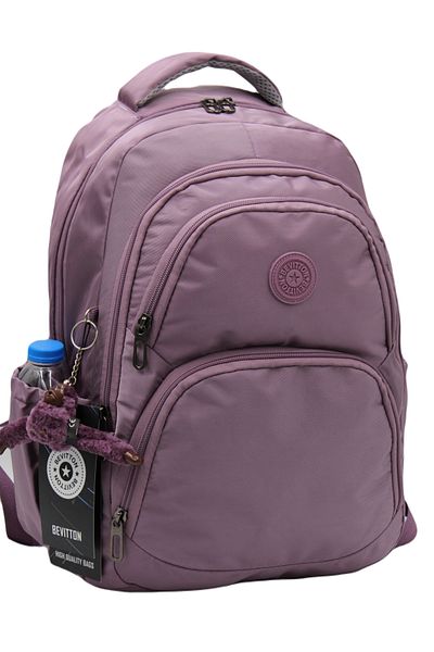 Bevitton Waterproof Fabric Backpack School Bag Plum - Bvt-34600