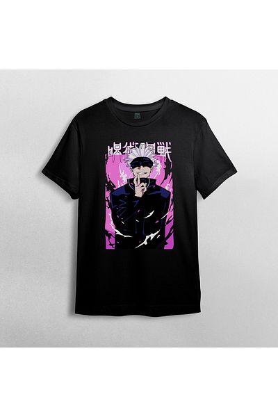 Pixxa Μπλουζάκι Unisex Jujutsu Kaisen Satoru Gojo Cotton 100% Crew Neck Μοντέλο 13