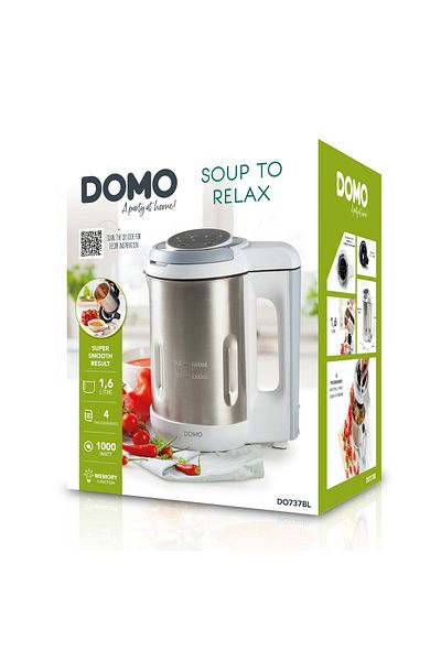 Domo Blender with Soup Preparation Function Domo DO737BL, Capacity 1.6 Liters, Power 1000 W