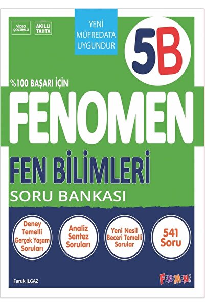 Anka Yayınları Fenomen Yayınları 2024 5. Sınıf Fen Bilimleri B İleri Düzey So...
