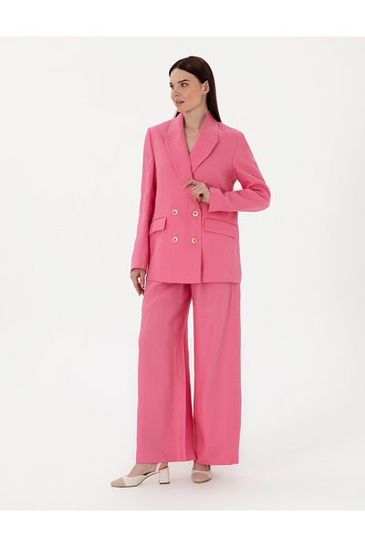 Pierre Cardin Pink Linen Trousers 50299986-Vr041