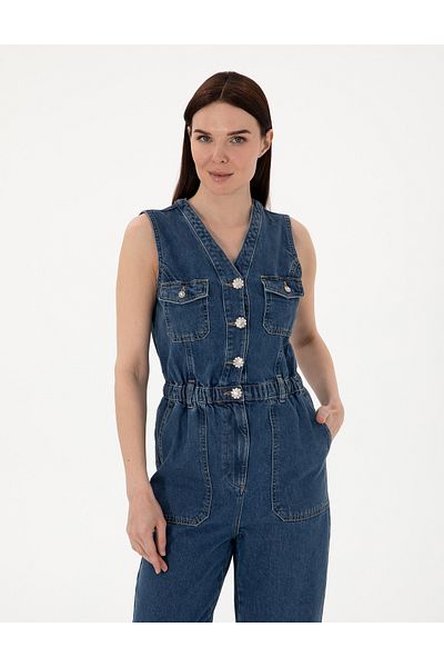 Pierre Cardin Light Blue Jean Jumpsuit 50308961 -Vr095
