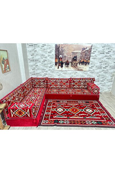 uğurlu şark köşesi Uğurlu Şark Köşe Takımı (10 parça 20 cm minder kalınlığı )