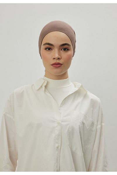 Fresh Large Volume Tie Bonnet Mink