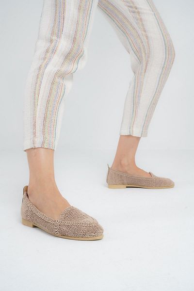 Beyond Dámské norkové slaměné úplety Daily Ballet Flats BYNDTRB01