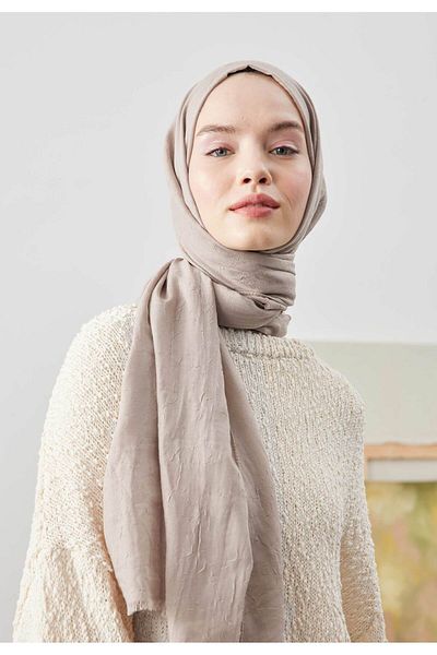 Fresh Bamboo Shawl Sand Beige