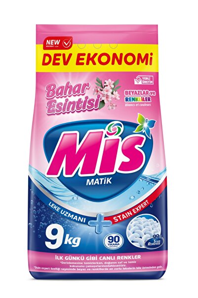 Mis Matik Deterjan Renkliler ve Beyazlar 9 Kg
