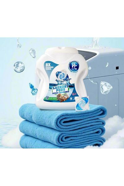 PİNK 6 in 1 Laundry Detergent Capsules with Sea Scent (30 Capsules)