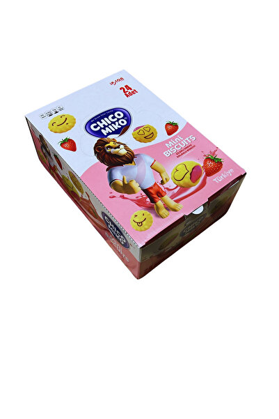 Chico Miko MİNİ BİSCUİTS ÇİLEKLİ 24 ADET