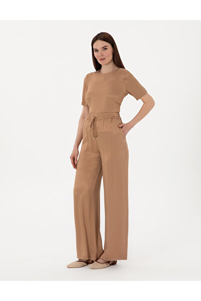 Pierre Cardin Kahverengi Comfort Fit Bluz 50301143-VR029