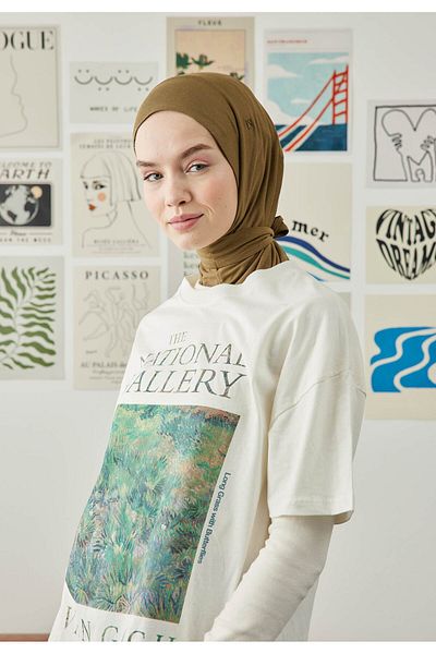 Fresh Athletic Hijab Khaki