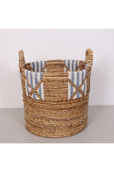 Mylamp Efes Makromeli Natural Abaka L Basket 40X48 cm