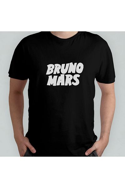Pixxa Μπλουζάκι Bruno Mars Unisex 100% Cotton Crew Neck Μοντέλο 1