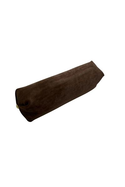 MeGass Dekor Țesătură din piele intoarsa de producție internă Culoare maro 20 Cm Roll Bijuterii Pernă